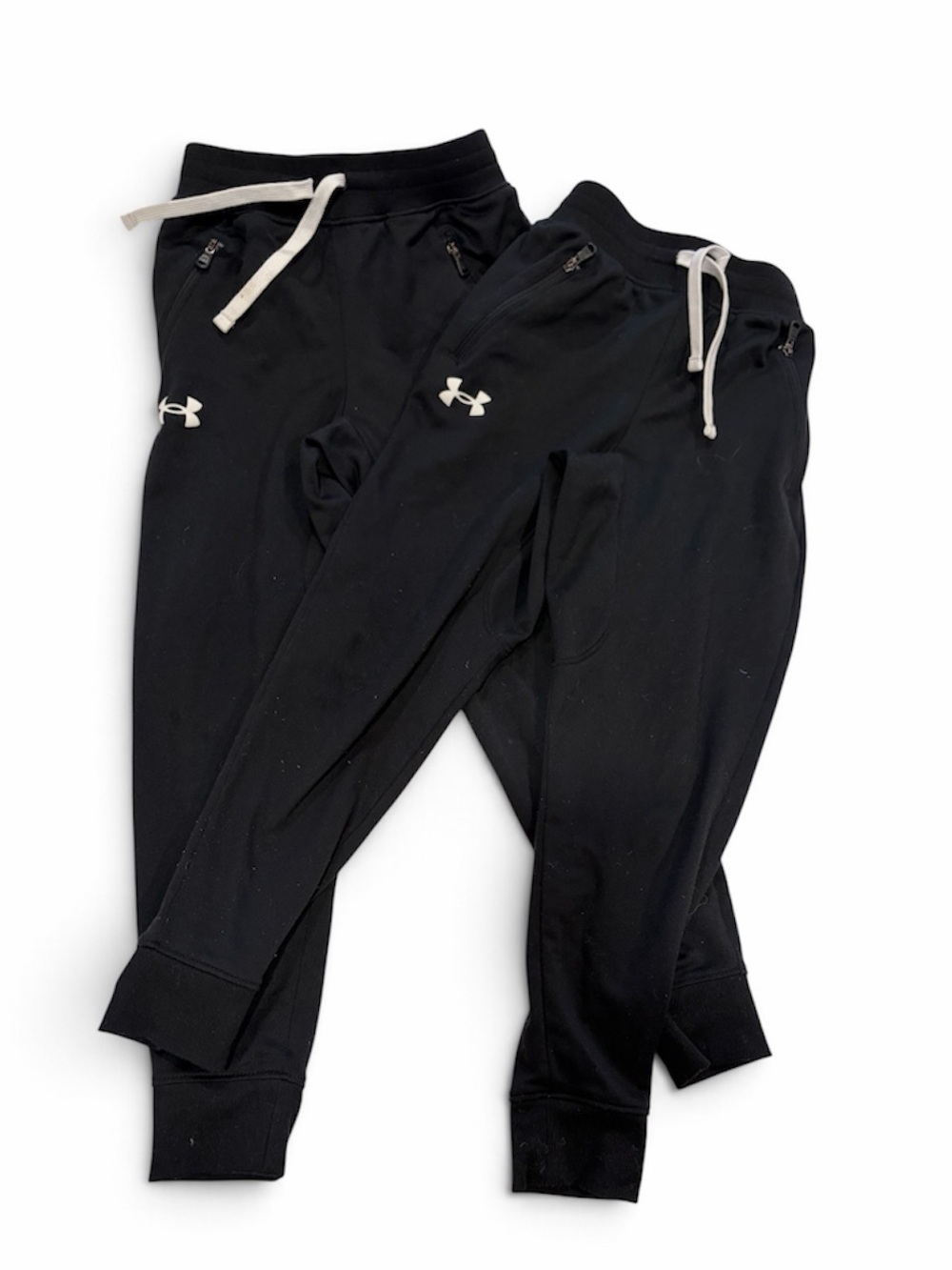 2 Pairs Under Armour Boys Jogger Pants – Youth XS